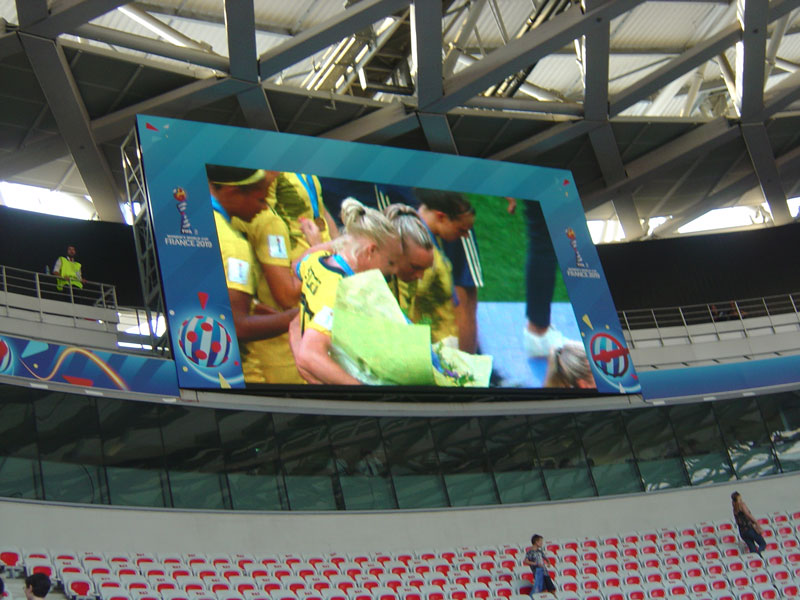 Application of LED Screens in Sport Venues Event Playback