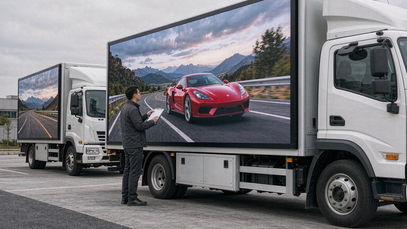 LED billboard truck screen