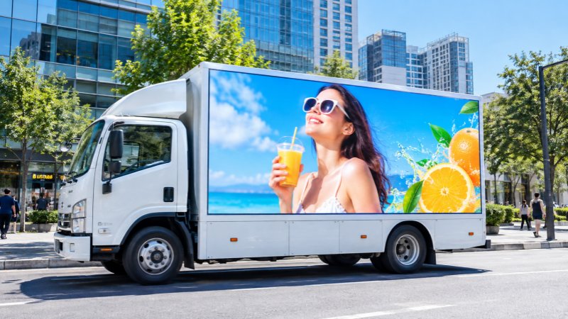 led billboard truck